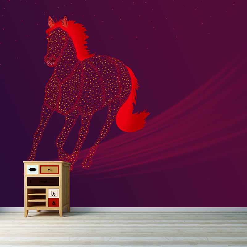 Animal Pattern Illustration Mural Environment Friendly for Living Room Home Decor