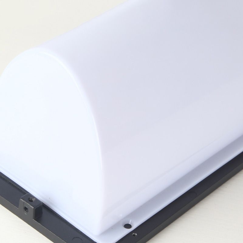 Geometric Shade Wall Lighting Modern Simple Style Metal 1 Light Sconce Light in Black and White