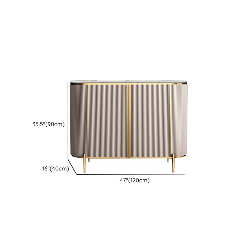 Glam Dining Room Sideboard Buffet Server Cabinet with Storage