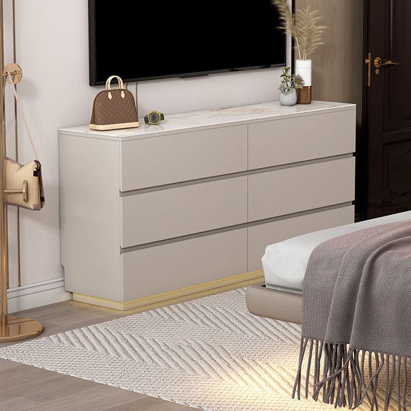 13.65-inch Width Stone Storage Chest Dresser Contemporary Dresser