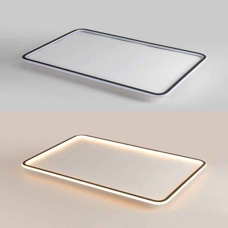 Line LED Plafonnier Acrylique Abat-Jour Simplicité Plafonnier pour Salon
