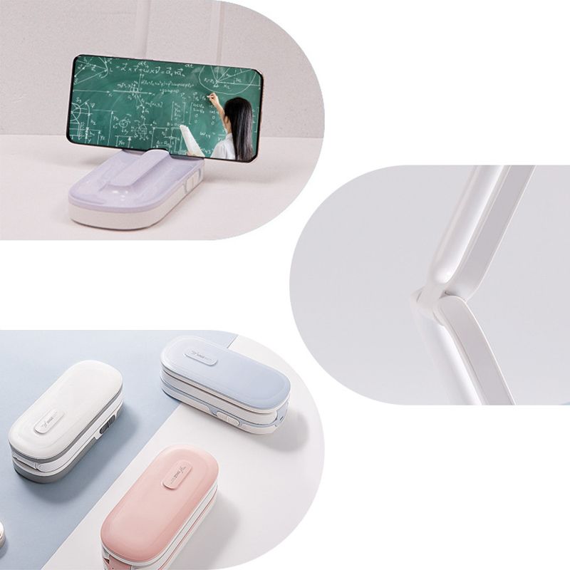 Nordic Macaroon Style LED Table Lamp Foldable Design Practical USB Charging Reading Light for Bedroom