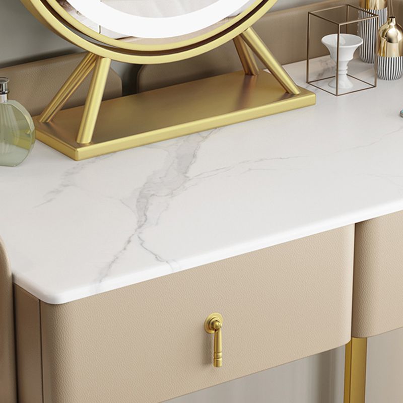 31.88" High Make-up Vanity Glam Vanity Set with 5 Storage Drawers