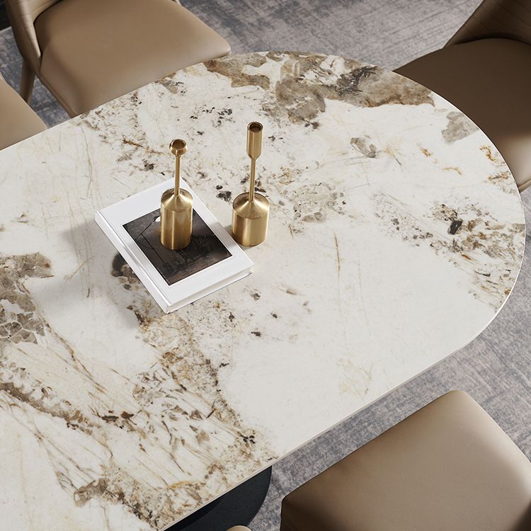 Glam Style Sintered Stone Dining Set 1/4/5/7 Pieces Dining Set
