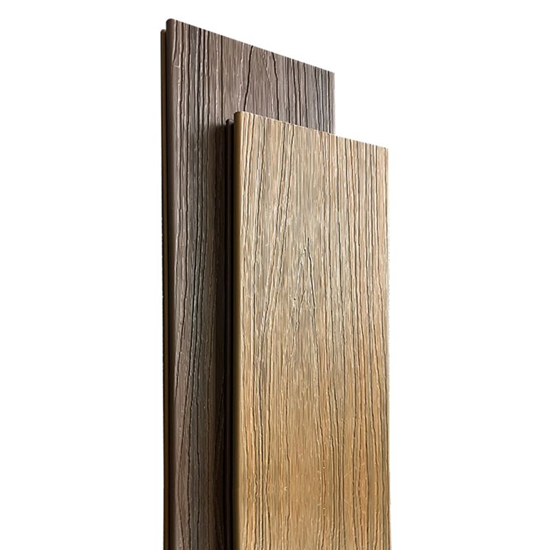 Embossed Composite Deck Plank Nailed Outdoor Patio Deck Tile Kit