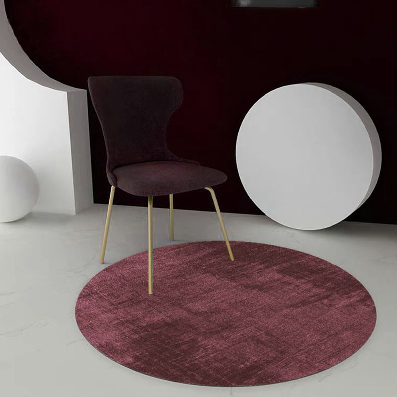 Chic Green Teppich Solid Color Moderner Teppich Polyester Flecken widerstandsfähiger Teppich für Wohnkultur