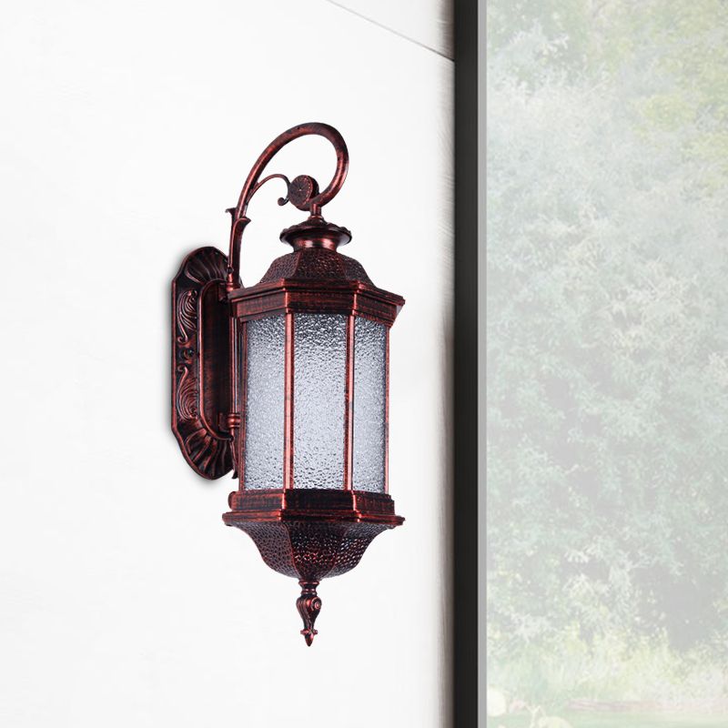 Koper 1-hoofd SCONCE LICT BEWERS BOERDERIJ WATER GLAS VERUM WANDELLICHTINGEN Ideeën met tijgerstreepontwerp