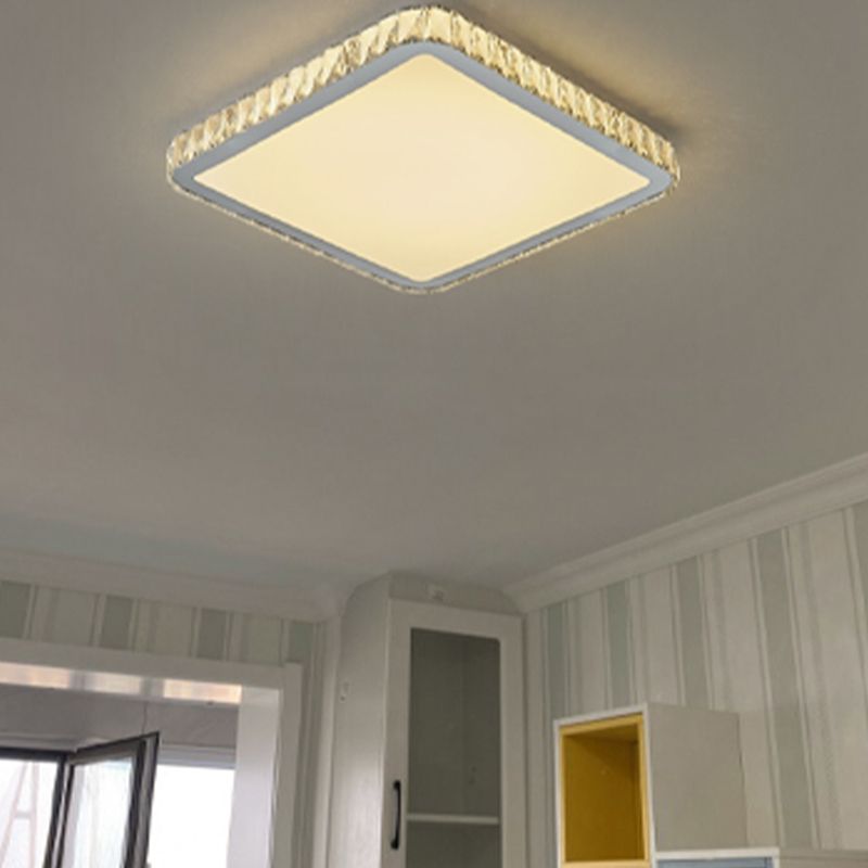 Plafonnier LED encastré en cristal, éclairage de plafond, salon, salle à manger, chambre à coucher