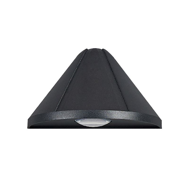 Single Modernism Black/White Wall Mounted Sconce Statement LED Wall Light