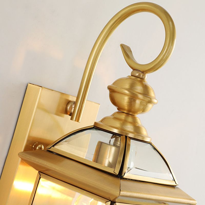 1 Light Geometric Flush Mount Contemporary Metal Wall Light Sconces