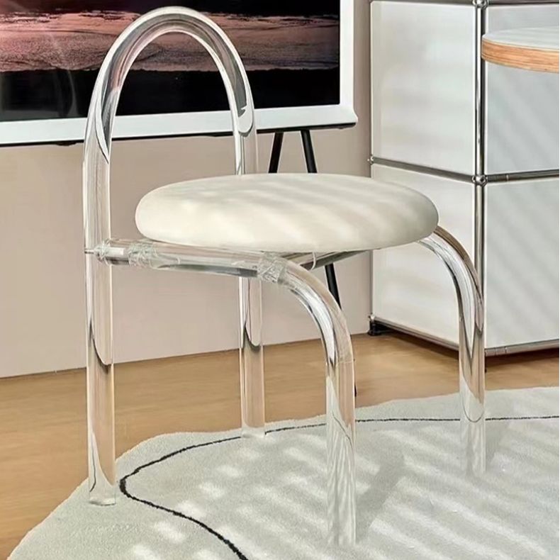 Contemporary 1/2/7 Pieces Furniture Acrylic Dining Room Table with Chairs for Kitchen