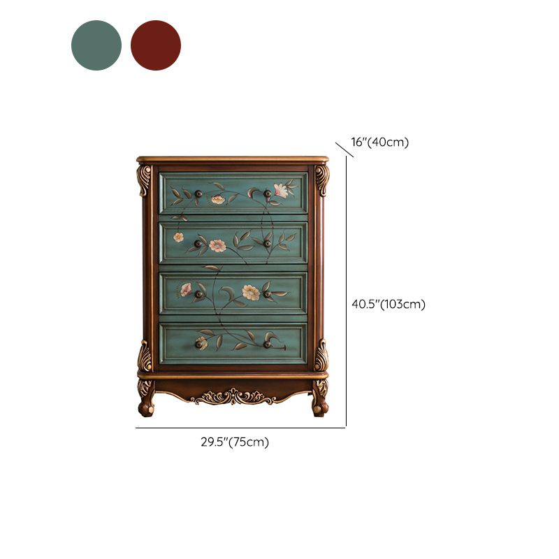 Classic Glam Storage Chest Solid Wood Storage Chest Dresser with 4/5/6 Drawers