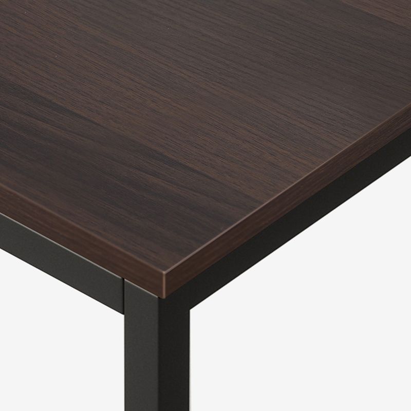 11.81" Wide Engineered Wood Geometric Bookcase Contemporary Metal and Wood Bookcase