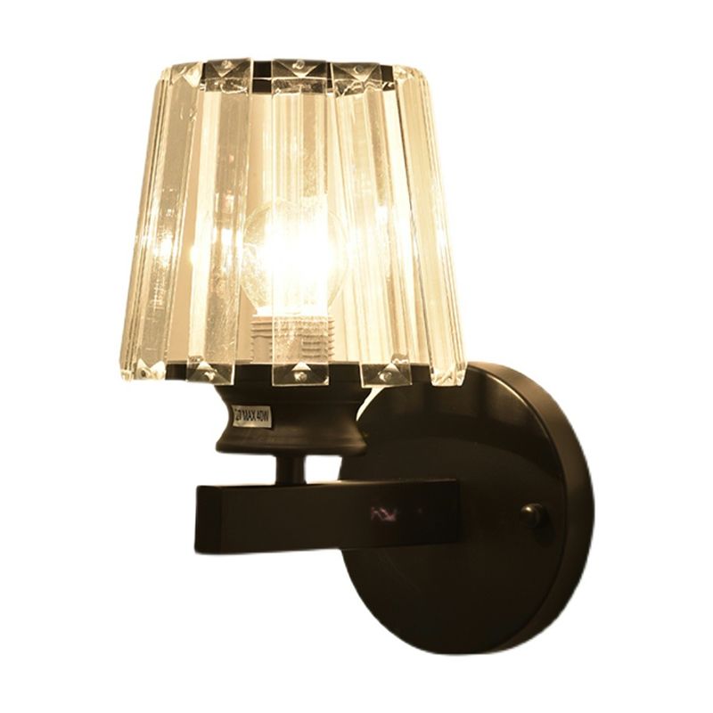 Crystal Wall Lights Modern Style 1 Light Wall Sconce for Bedroom