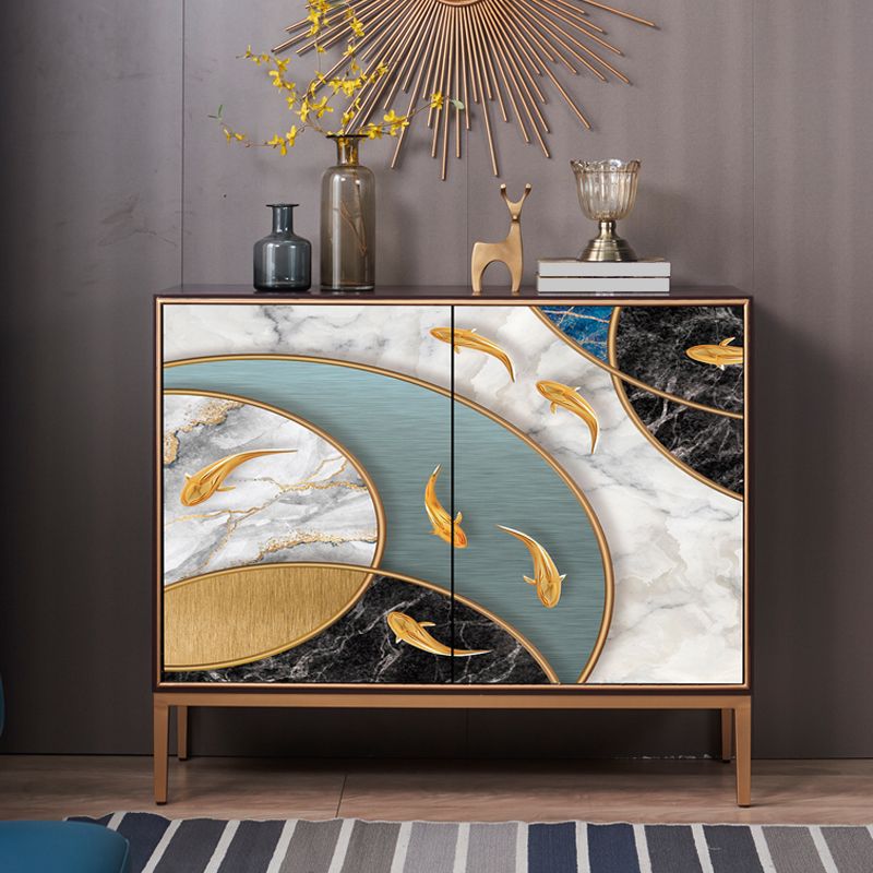 Classic Glam Dresser Solid Wood Storage Chest Dresser , 15.6 Inch Width