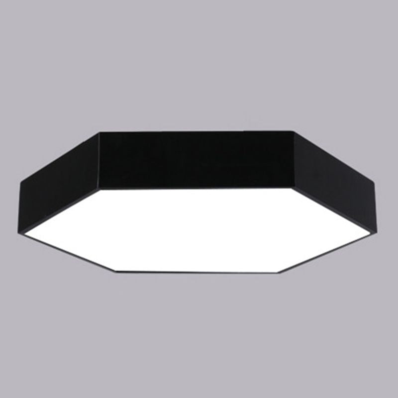 Geometric 1-Light LED Flush Light New Modern Iron Flush Mount Ceiling Light Fixtures