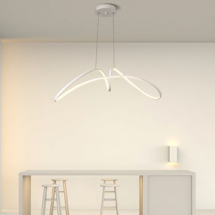 Draai schaduw metaal kroonluchter licht modern 1- licht kroonluchter verlichtingsarmatuur