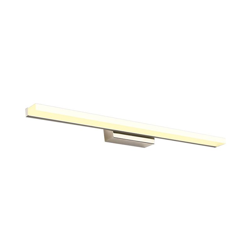 Metal Strip Wall Vanity Light Modern Style 1 Light Vanity Lighting Ideas