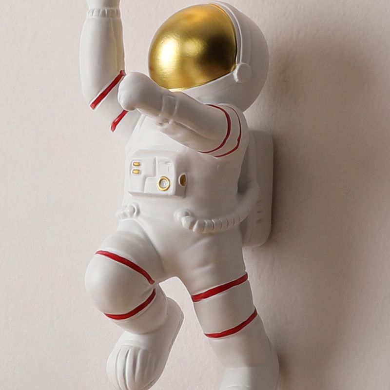 1 - Light Resin Wall Lighting Fixture , Astronaut and Globe Shape Wall Light