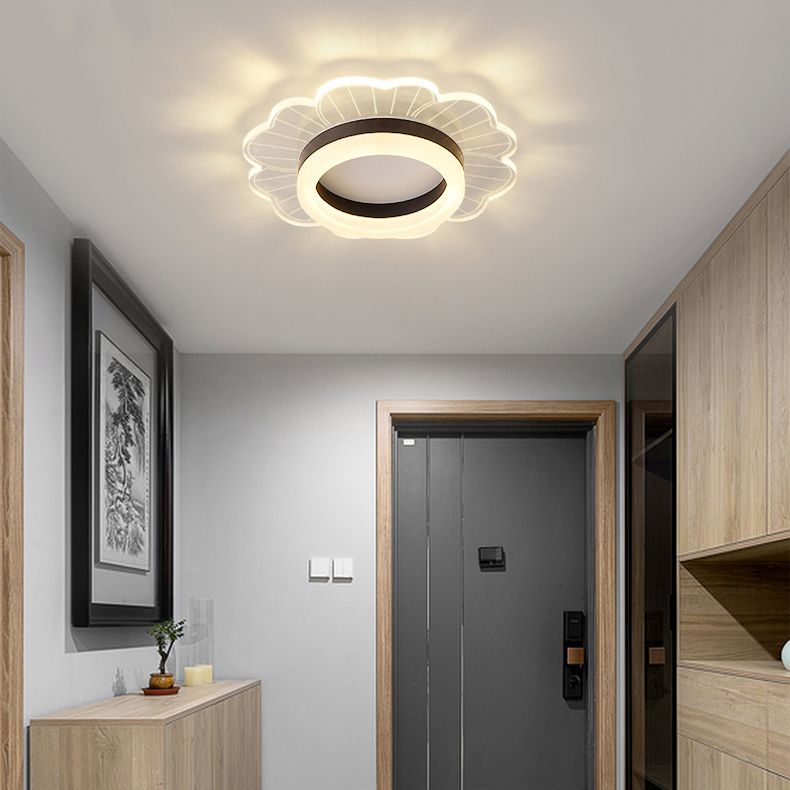 LED Flush Mount Ceiling Lighting Fixture Modern Styles Ceiling Light with Acrylic Shade