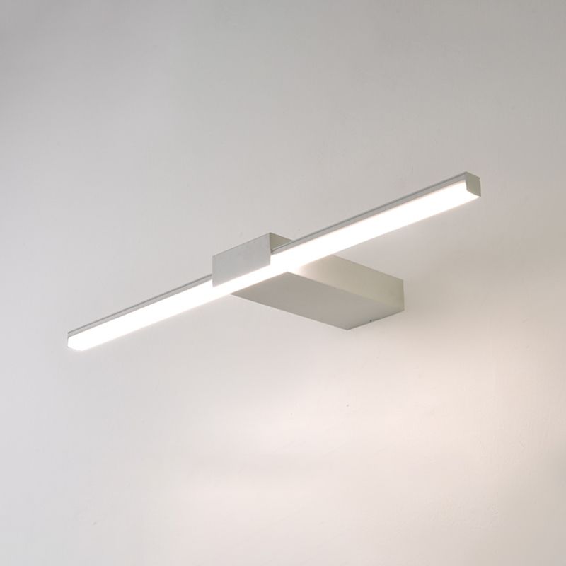 Modern Minimalist Style Linear Wall Mounted Vanity Lights Metal Vanity Wall Light Fixtures for Bathroom