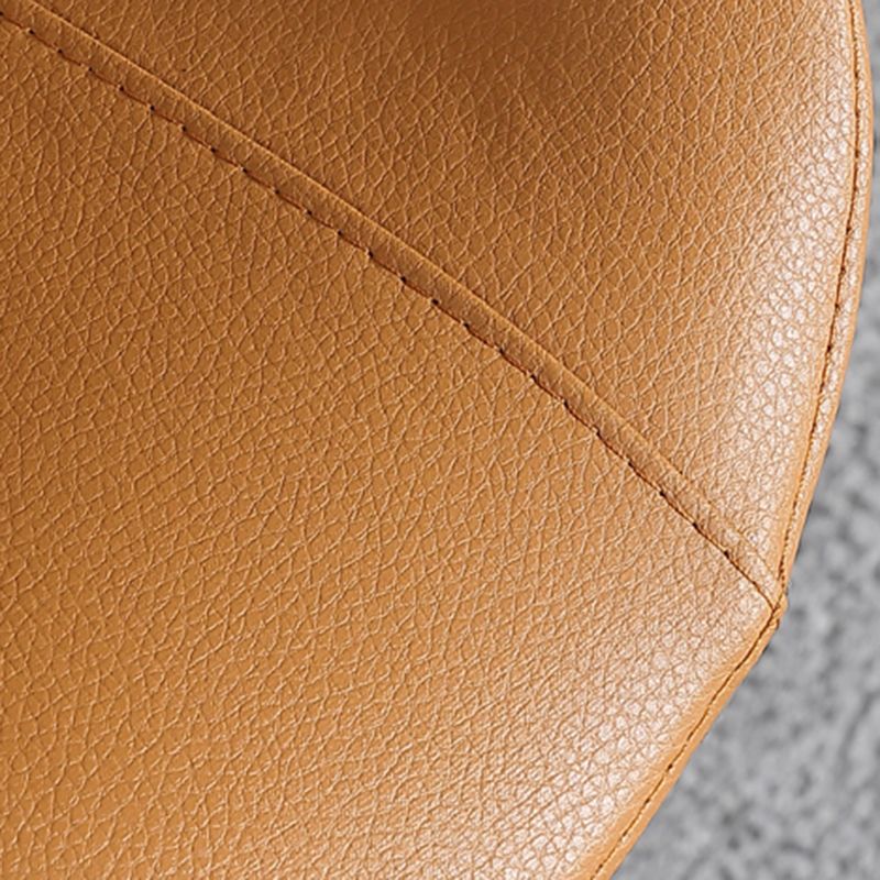 Contemporary Dining Chairs Faux Leather Armless Dining Chairs for Home