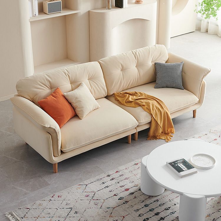 Modern Faux Leather Sofa Bed Pillow Top Arm Sofa for Living Room
