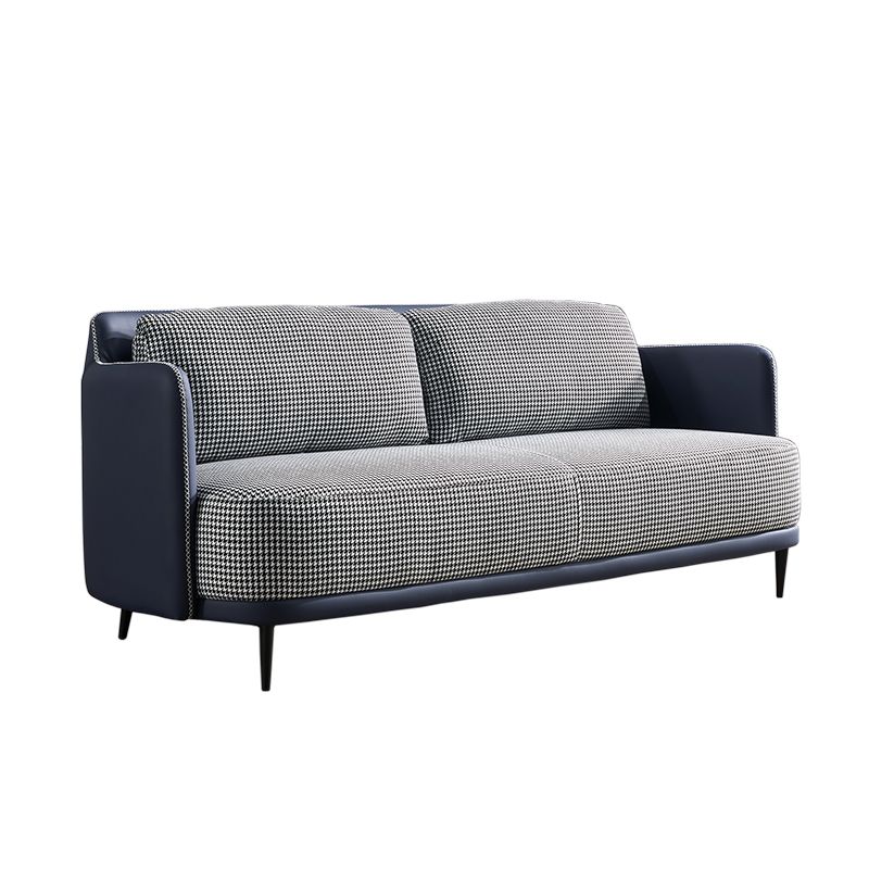 Moderne Baumwoll -Quadrat -Armsofa 29,9 "W mit Oberkissen für Wohnzimmer