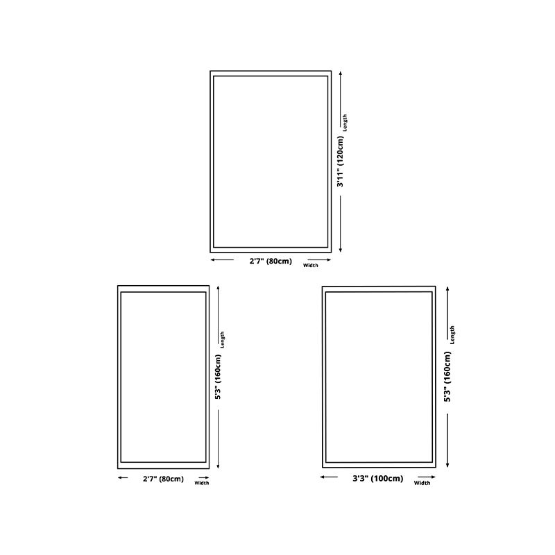 Simple Abstract Rug Imitation Cashmere Area Carpet Non-slip Rug for Living Room and Bedroom