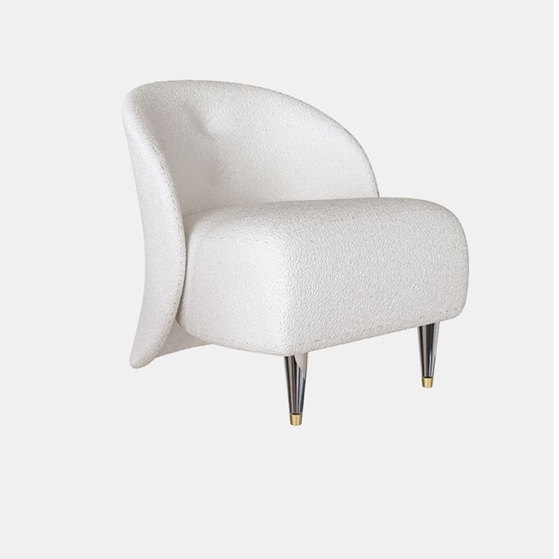 Contemporary Sofa Stain Resistant Armless Settee for Living Room