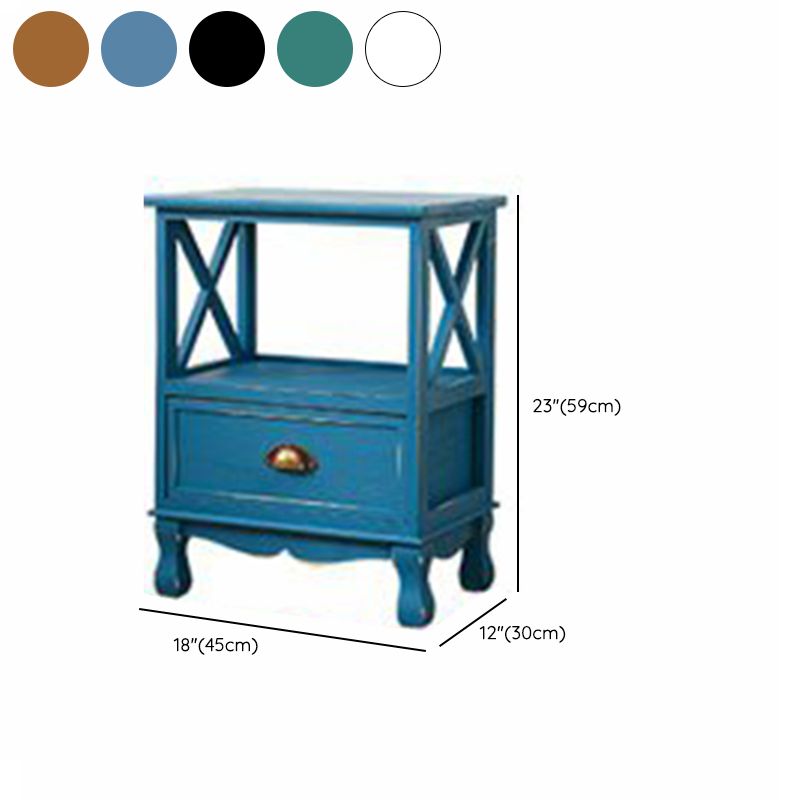 Coastal Storage Chest Solid Wood Dresser with 1/2/3/4 Drawers , 11.7 Inch Width