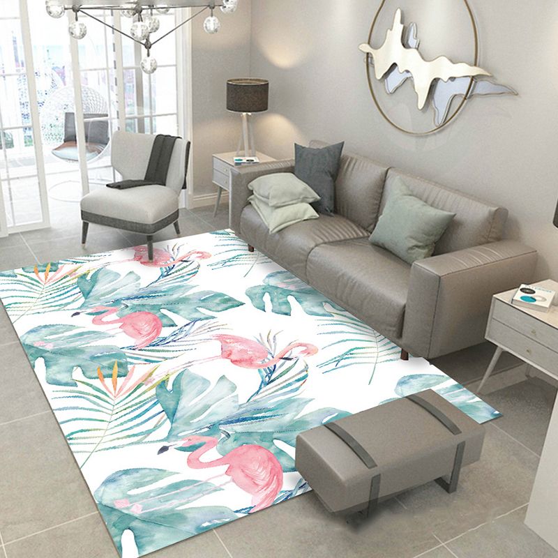 Modern bloempatroon Tapijt Polyester Gebied Tapijt niet-slip ruggebied Tapijt voor woonkamer