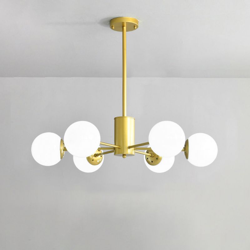 Contemporary Style Spherical Shape Chandelier Lights Glass Chandelier Lighting