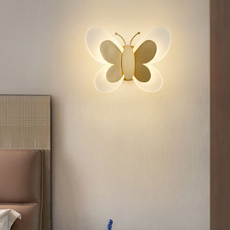 Metal Sconce Light Modern 1-Light Sconce Light Fixture for Bedroom