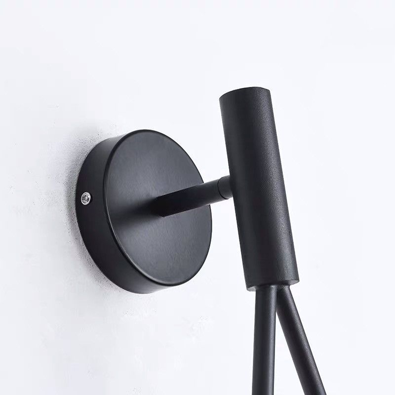 Modern Creative Globe Wall Lamp Wrought Iron Indoor Wall Light with Glass Shade