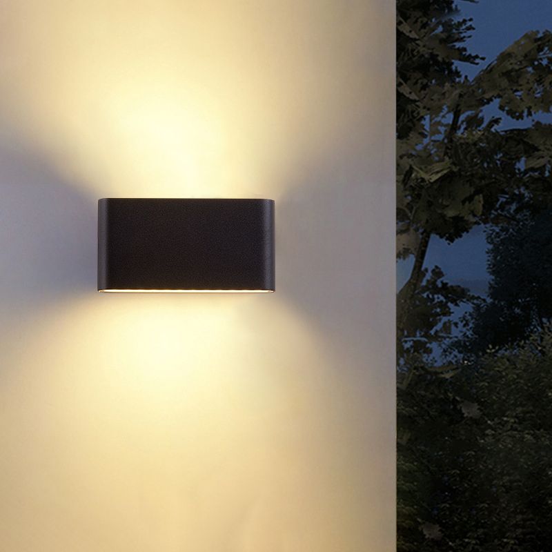 Modern Minimalist Style Wall Mounted Light Fixture Metal 2 Lights Wall Lights