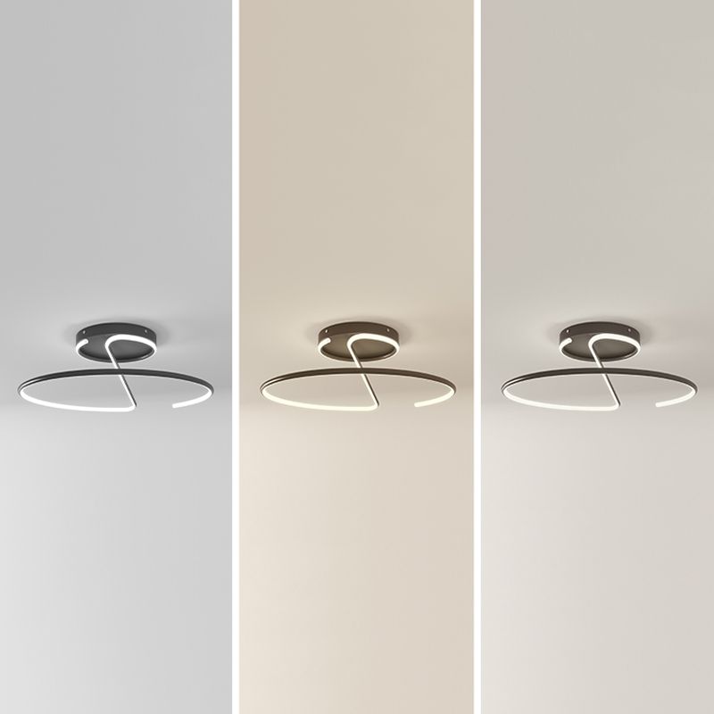 Simplicity Flush Ceiling Light Fixtures with Silicone Shade LED Ceiling Light Fixture