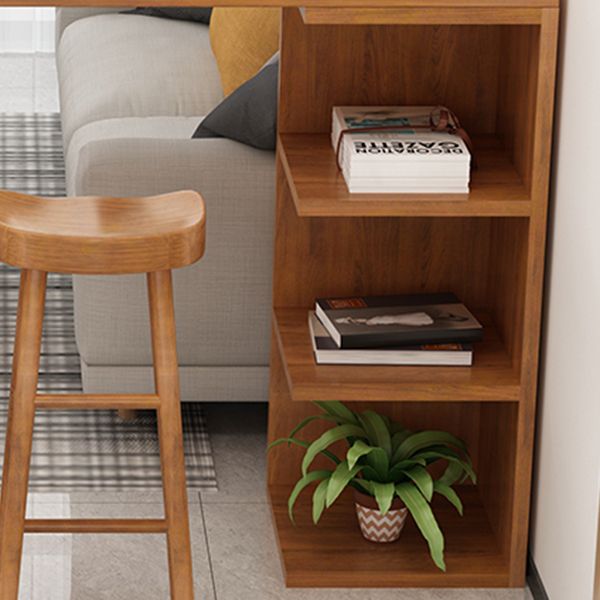 Modern Bar Table Set 1/2/3 Pcs Solid Wood Bar Table and Backless Bar Stools