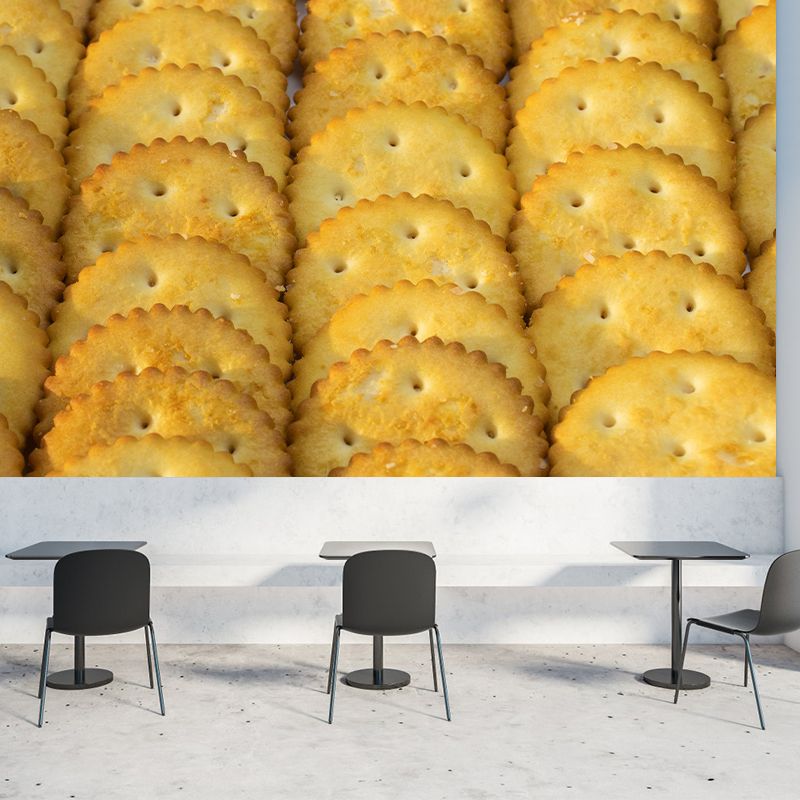 Sweet Dessert Mural Wallpaper for Commercial Use, Personalized Size Available