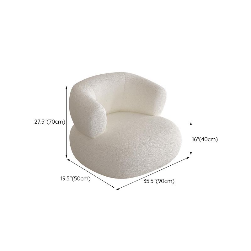 Tight Back Curved Loveseat Stain Resistant No Distressing Sofa