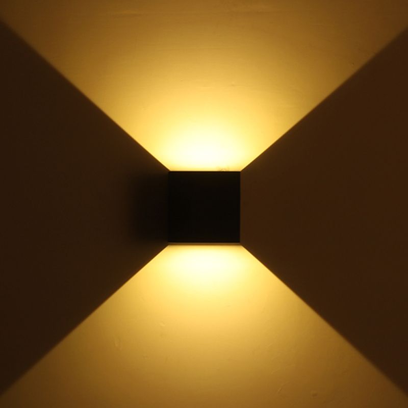 Moderner Stil Geometrischer Wandleuchten Beleuchtung Metall 2 Lichter Wandscheibe Leuchter