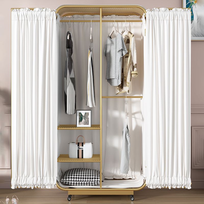 Modern Style Wardrobe Closet Metal Wardrobe Cabinet for Home