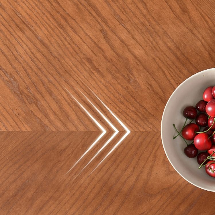 Traditional Luxury Dining Table Brown Wooden Dining Table for Home Use