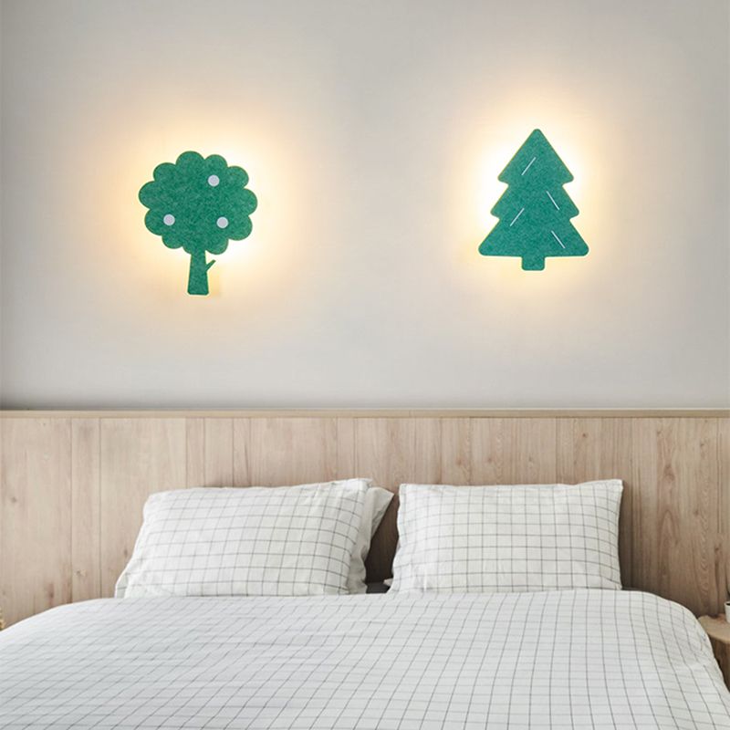 Luz de pared de forma única de estilo moderno poliéster 1 luces de montaje de pared de 1 luces