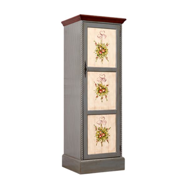Traditional Birch Wood Storage Cabinet Matte Finish Cabinet for Home