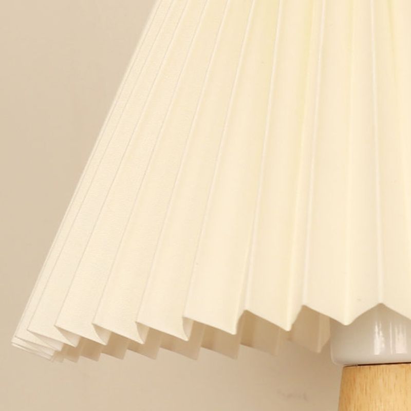 Modern Style Flared Wall Mounted Lamps Wood 1 Light Wall Mounted Light Fixture