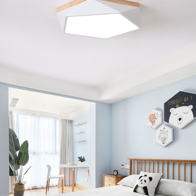 Pentagon inbouwverlichting moderne stijl metalen LED slaapkamer inbouw plafondlamp