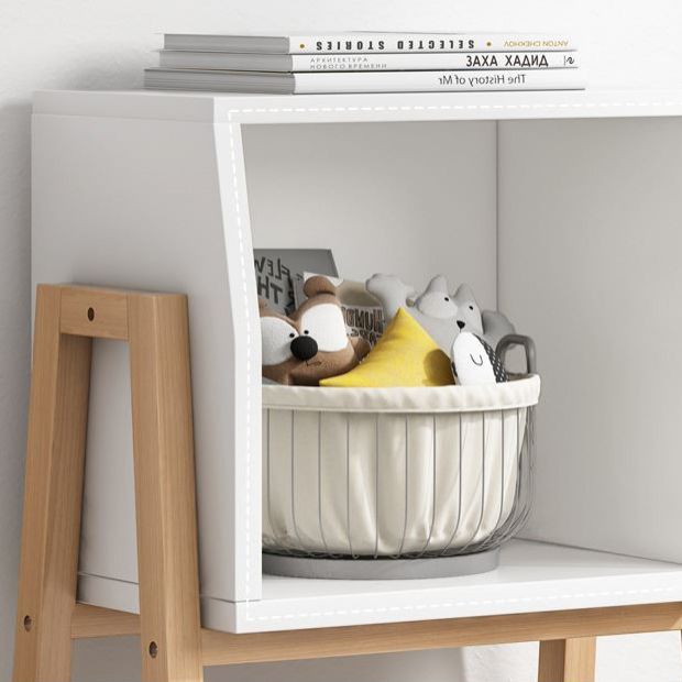 Vertical Bookcase Scandinavian Engineered Wood Shelf Bookcase