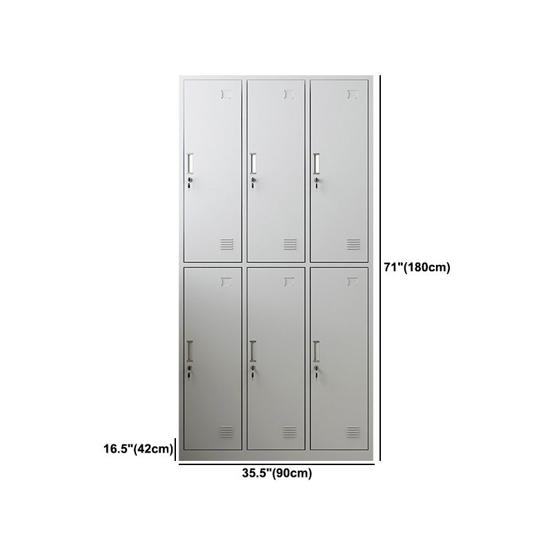 Steel Wardrobe Cabinet Contemporary Hinged Wardrobe Armoire for Home