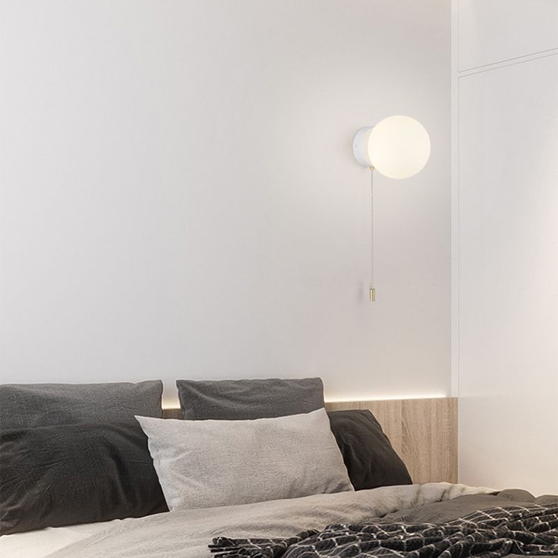 Kugelschattenglas Wandleuchter moderner einzelner leichter Wand Licht montiertes Licht